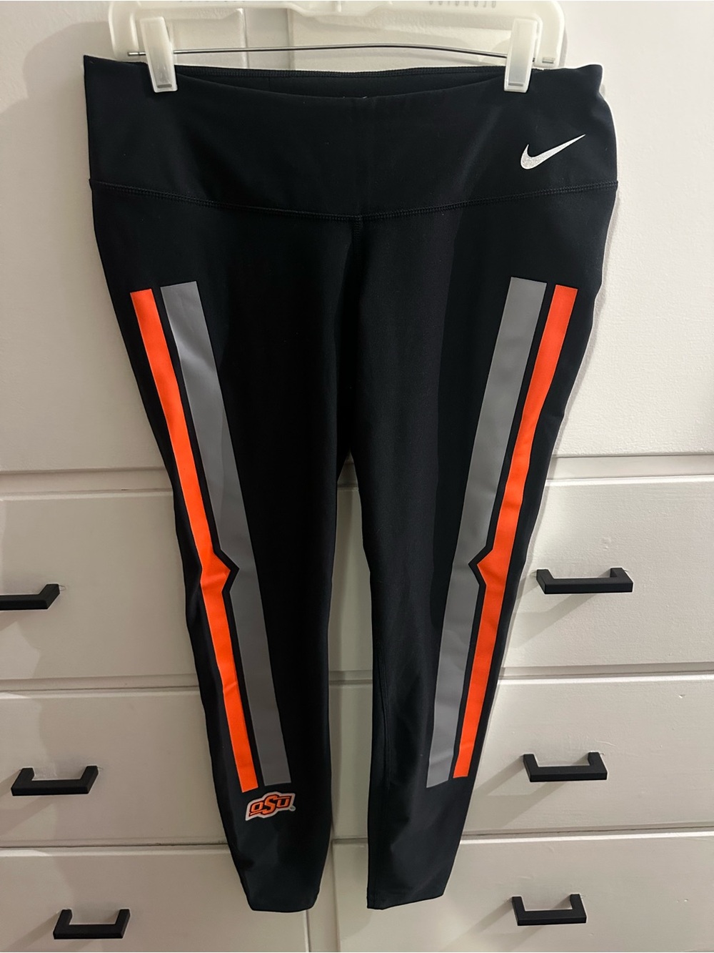 Nike Oklahoma State Black & Orange Dri-fit Leggings